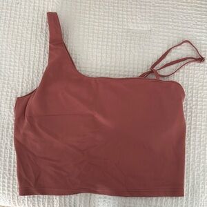 OFFLINE by Aerie Pink One Shoulder Sports Bra